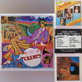 MaxSold Auction: This online auction features LPs featuring such artists as The Beatles, Chuck Berry, David Bowie, Doobie Brothers, ELO, Led Zeppelin, Meatloaf, Pet Shop Boys, Pink Floyd, Queen, Rolling Stones, Pete Seeger, Bruce Springsteen, U2, Stevie Wonder, Yes and much more!